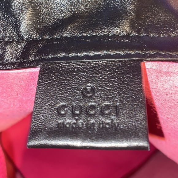 Gucci Pink Logo Wallet Drawstring backpack - Picture 3 of 3